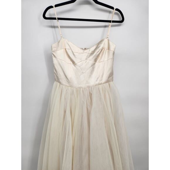 NWD Reformation Alouette Dress Size 4 Ivory Fior Di Latte #HW404 - Picture 5 of 14
